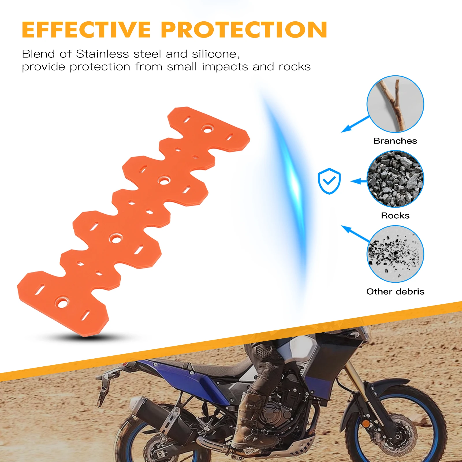 Для KTM EXC 250F EXCF 450 SXF 450 SMR 450 220 мм 400 мм Глушитель выхлопной трубы Теплозащитный экран SXF EXCF SMR 250 350 450 500 (art.: 3920d07893e2d) - 3920d07893e2d