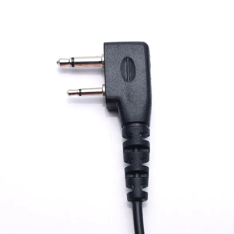 oppxun ic v8 v82 v80 v85 f3gs f11 f3001 f31 f4008 f3021 f43gs clear air tube acoustic 2pin headphone for icom etc walkie talkie free global shipping
