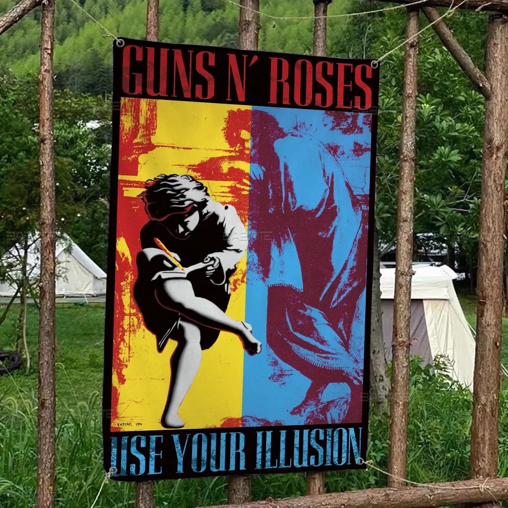 G-Guns N R-Roses Рок-музыка Большой размер Магазин Художественная акция Рекламная стенд Флаг Подвесные баннеры (art.: 3920ca684c73b) - 3920ca684c73b