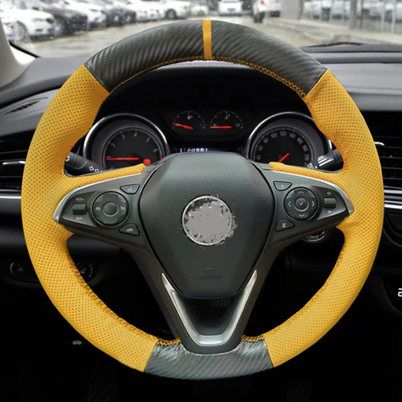 

Рукоделие «сделай сам», искусственное черное для Buick Envision 2013-2018 Verano 2014-2019 Regal 2017-2019, плетение по индивидуальному заказу