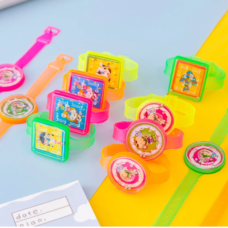 

20Pc Children's Watch Steel Ball Track Maze Intellectual Puzzle Toys Kids Birthday Party Favors Small Gift Pinata Party Supplies