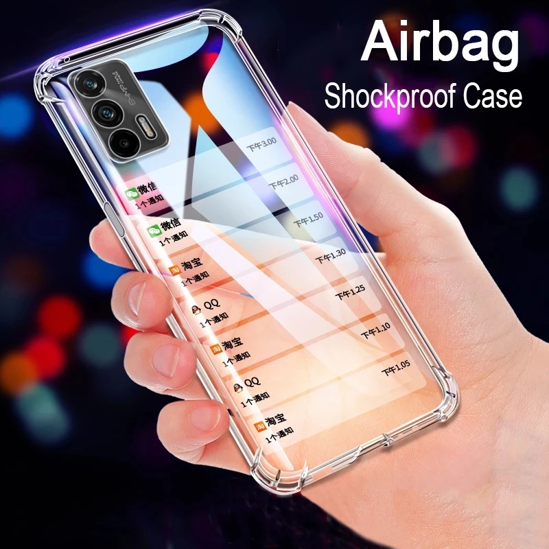 luxury silicone clear shockproof phone case for oppo realme xt x2 q c3 5i 5s 5 7i 5 3 x50 6 pro back cover soft tpu free global shipping