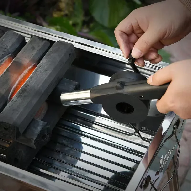 Портативный Ручной Вентилятор Для Барбекю Воздуходувка Гриля Стартовый