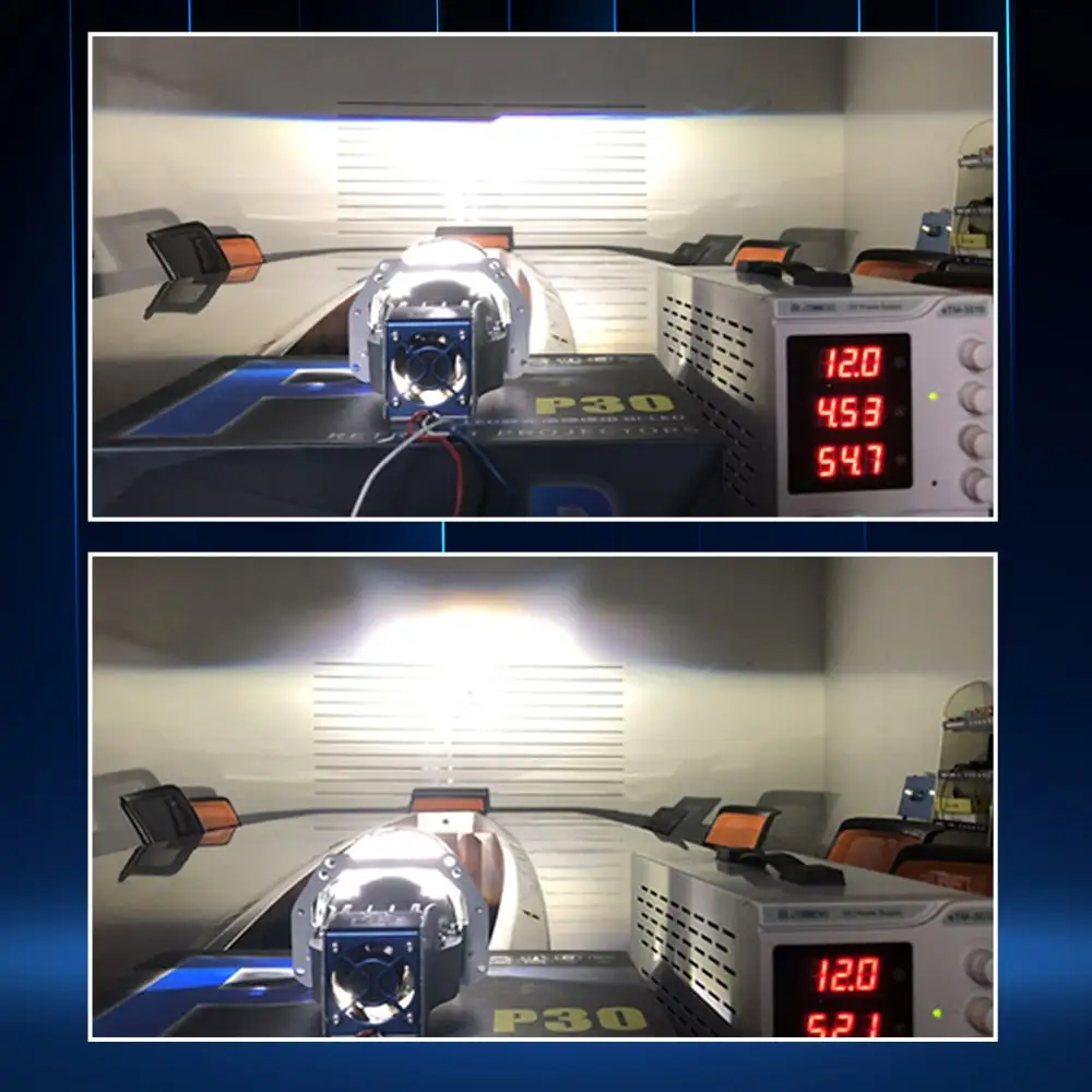 Би-светодиодный объектив проектора 65W 7500LM Супер яркий биоптический ретрофит