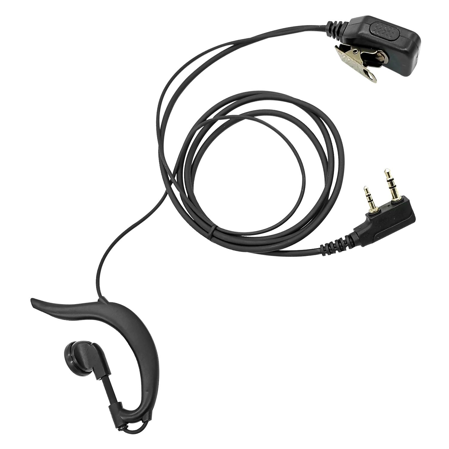 PTT MIC G Shape Earpiece Headset for baofeng BF-T3, BF-888S, BF-F8HP, BF-F9, BF-F9  Walkie Talkie Ham Radio Hf Transceiver Handy