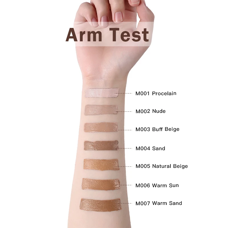 Порошковая жидкость MSRUIOO 1 длинное лицо полностью покрытое косметическими