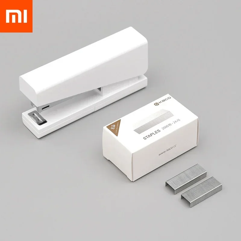 Фото Степлер Xiaomi Kaco LEMO 24/6 26/6 с 100 скобами для бумаги, для офиса, школы, для комплектов умного дома Xiaomi №1