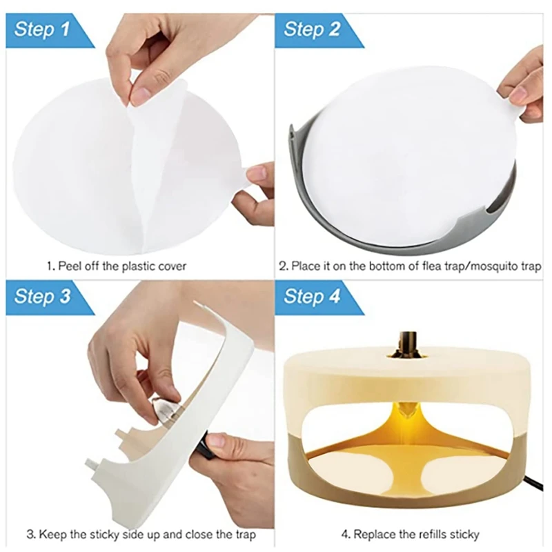 Запасные диски Fleas Trap запасные клейкие доски 12 упаковок 7 1 дюйма подходят для