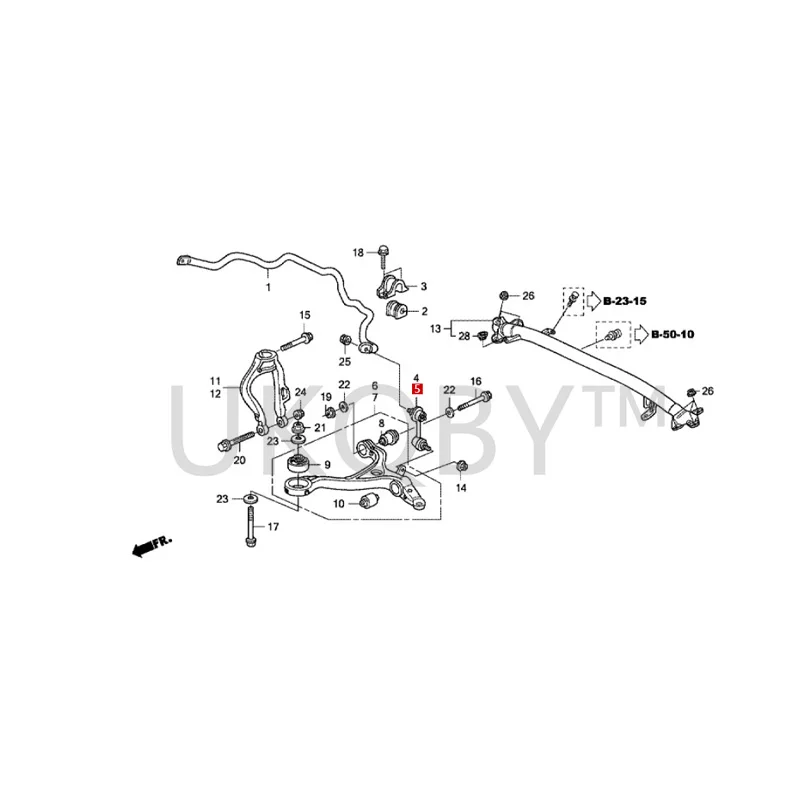 51320SDAA05 51321SDAA05 Подходит для Ho nd a Accord передний стабилизатор маленькая тяга шаровой