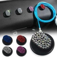 car hooks diamond studded adhesive plastic car hook organizers car back seat hooks for charging cables keys wallets handbags