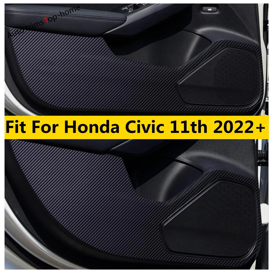 

Carbon Fiber Style Car Door Anti Kick Film Side Edge Protective Pad Stickers Cover Accessories For Honda Civic 11th 2022 2023