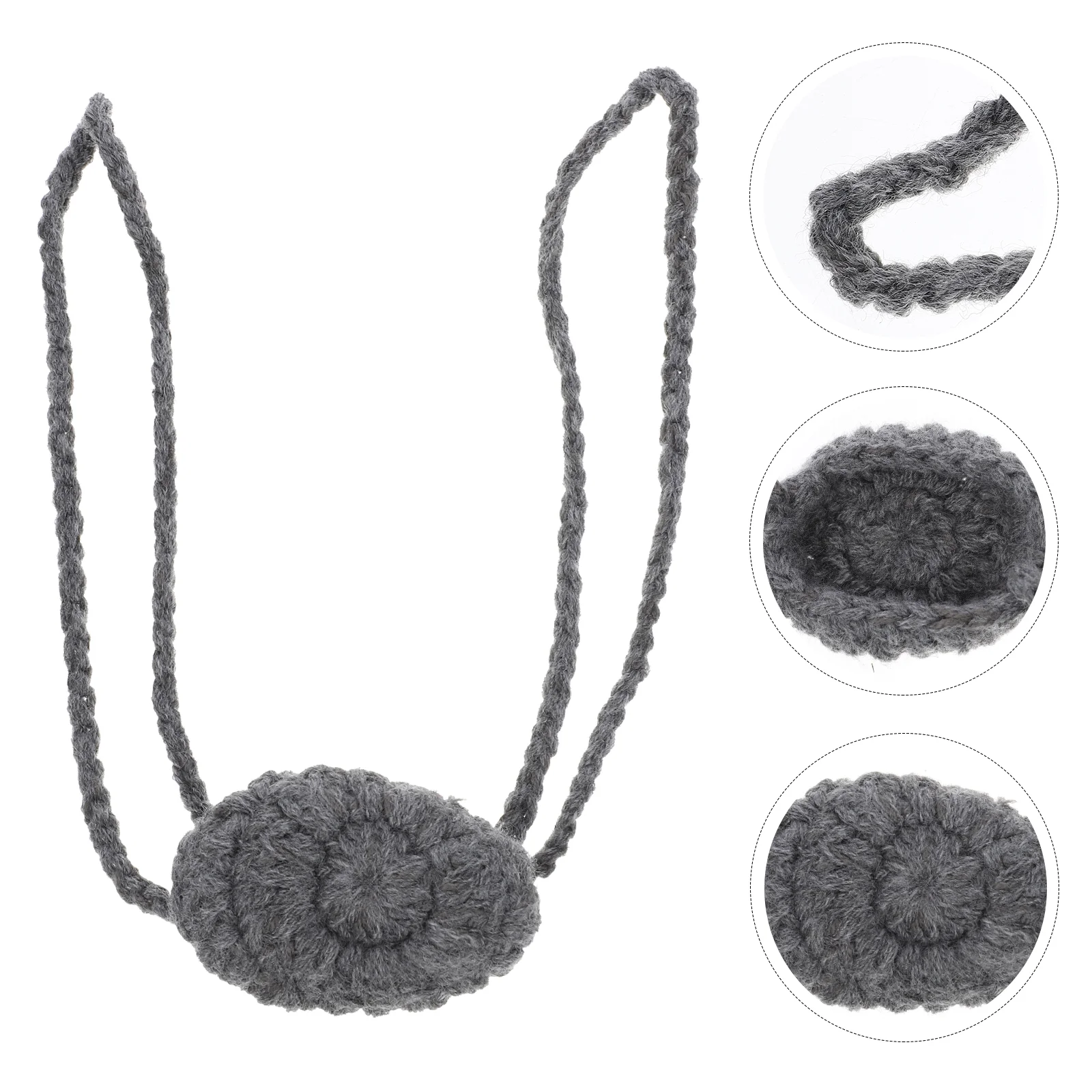 

Nose Mitten Decorative Nose Warmers Anti Freeze Breathable Nasal Cover for Adults Children Grey