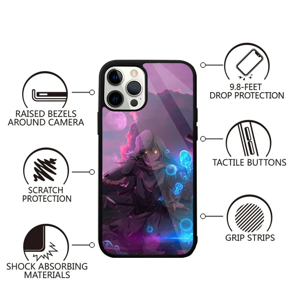 T-Tensei S-Slime Rimuru Phone Case Strong Magnetic For IPhone 16 15 14 13 Pro Max Plus 11 12 Mini Magsafe Wireless Charging