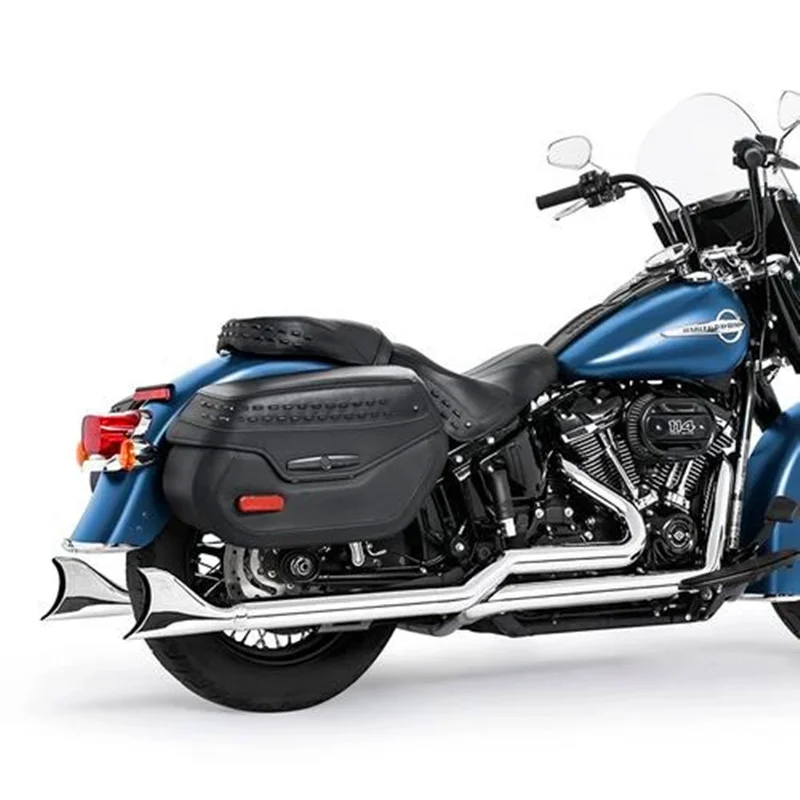 Полный глушитель выхлопной системы рыбий хвост для Harley Softail Heritage Classic Deluxe Breakout Fat
