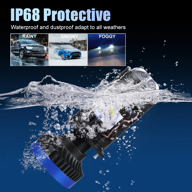 Мини-лазерный Проектор H4 Автоматический Набор Ламп Для Преобразования Фар