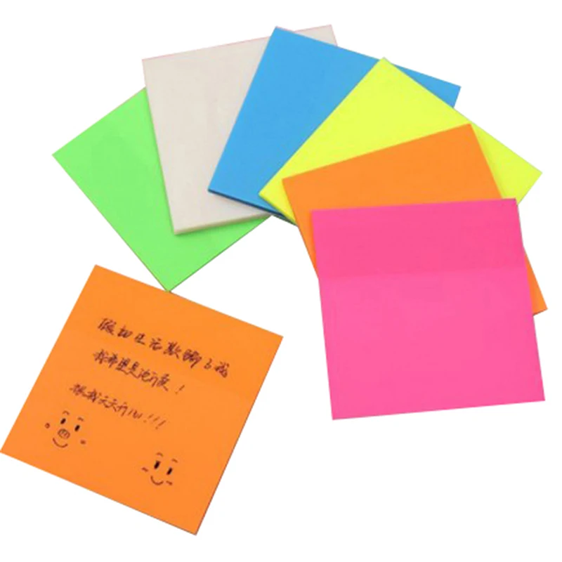 

Waterproof Pet Transparent Sticky Notes Memo Pad 50 Sheets Stickers Daily To Do List Note Paper For Student Office Supplies