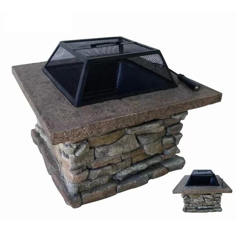 Садовая плита для внутреннего дворика уличная духовка домашний угольный гриль