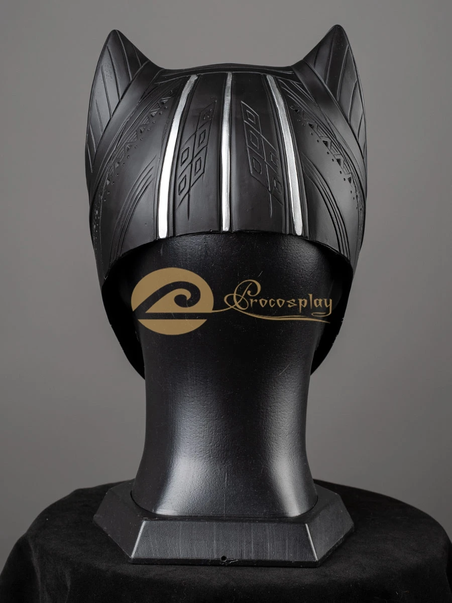 Черный Cos Пантера Косплей Шлем ПВХ Маска Хэллоуин Ролевая Игра Опора Аксессуар mp