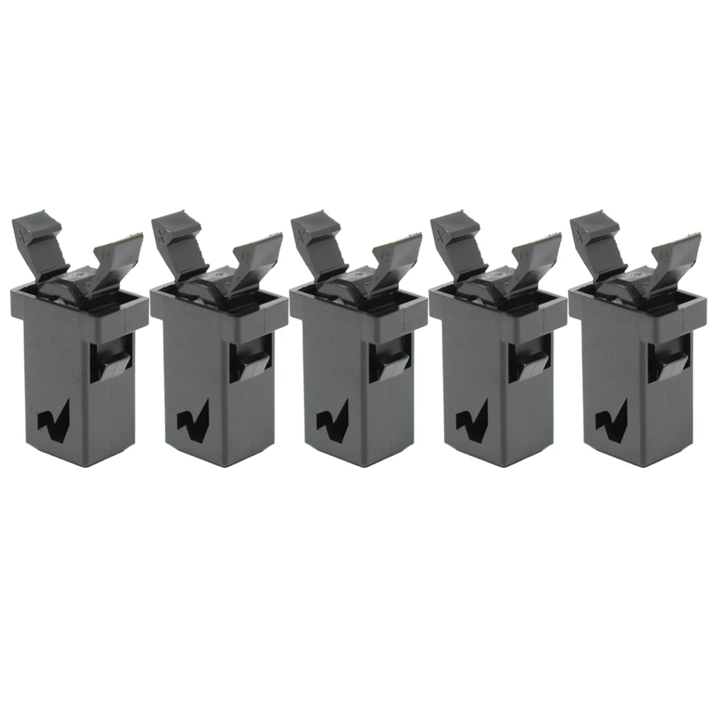 

Пластиковый замок для мусорного бака, самоблокирующийся переключатель, сменный защелкивающийся совместимый с сенсорной крышкой, зажим для ремонта Audi A6, Nissan, 5 шт.