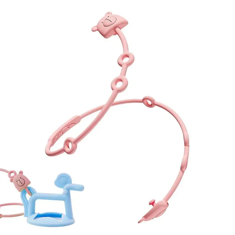 

Baby Anti-drop Chain Pacifier Chain Strap Silicone Teether Toys Infant Nipple Appease Soother Chain Dummy Holder Baby Accessorie