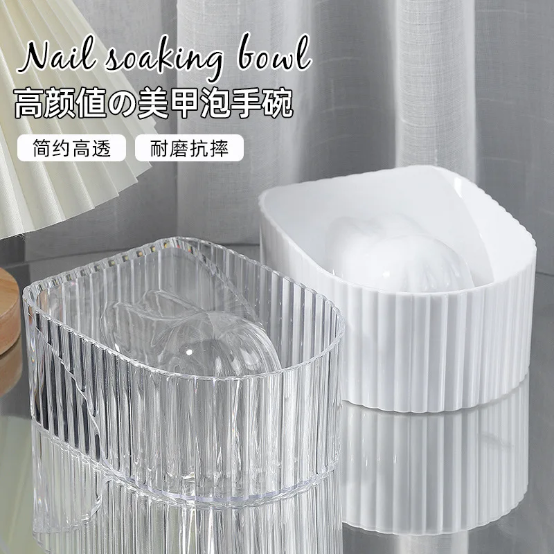 Nail Polish Remover Soak Bowl Nail Art Treatment Health Tools Durable Horny Care Bubble Bowl Nail Spa Bath