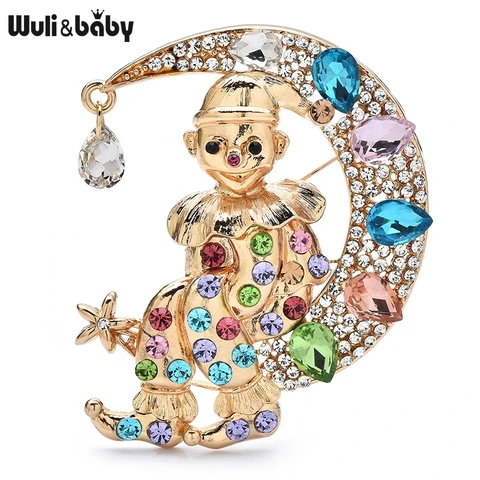 Броши-клоуны Wuli&baby
