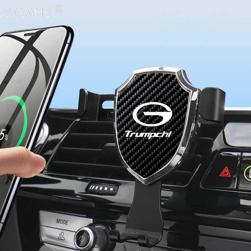 

Gravity Car Phone Holder Air Vent Clip Mount Mobile Stand GPS Support For Trumpchi Gac Gs4 Gs5 Coupe Ga4 Gs8 Gm8 Car Accessories