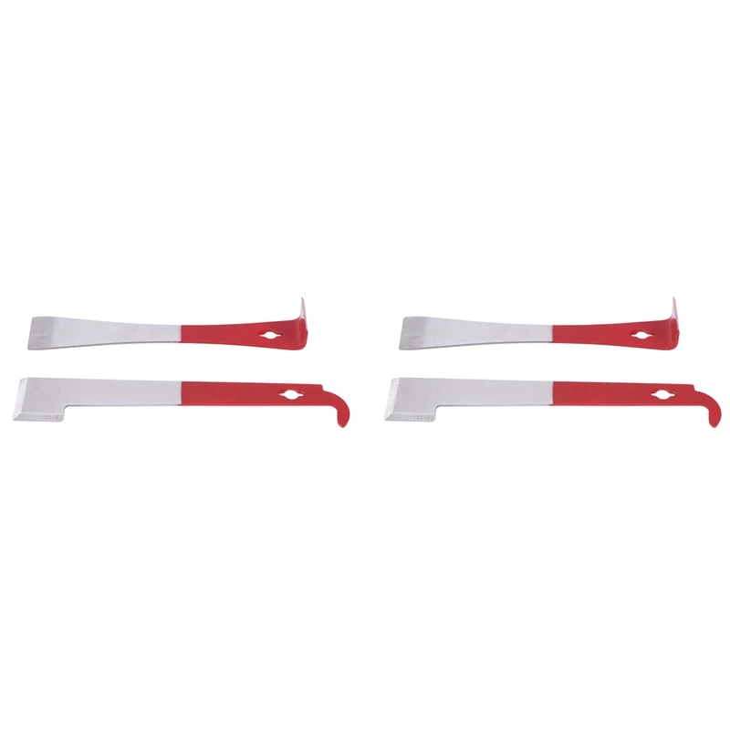 

HOT 4 Pack Stainless Steel Bee Hive Scraper Tool Bee Hive Frame Lifter And Scraper For Beekeepers Supplies, 2 Types