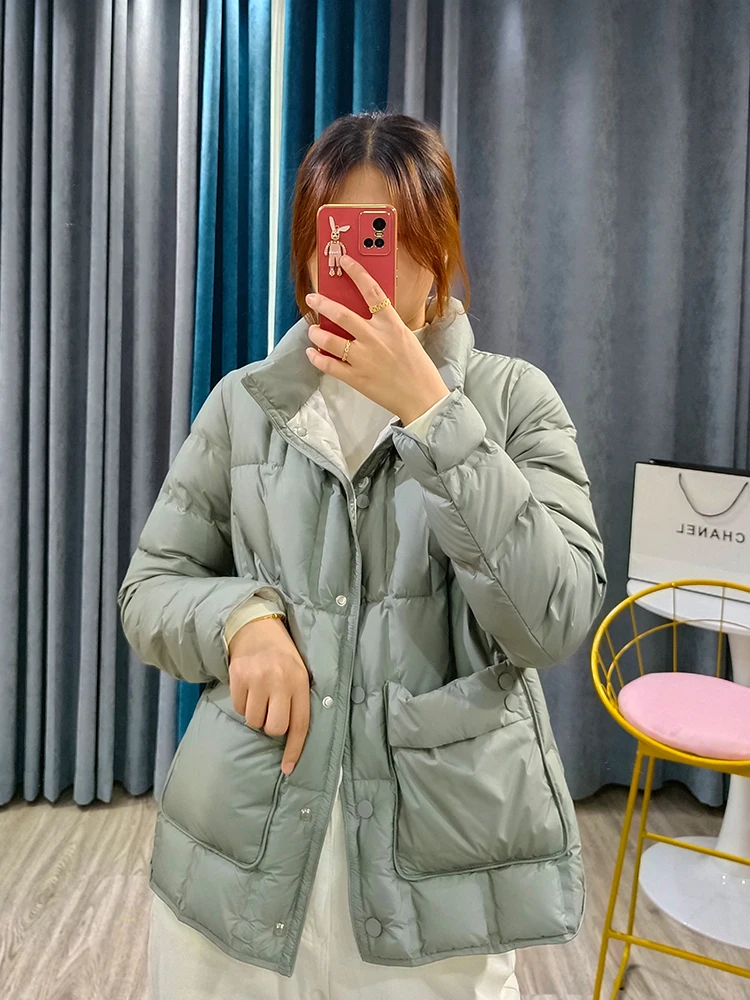 New Women Down Jacket Casual Style Autumn Winter Coats And Parkas Female Outwear