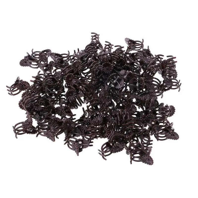 

100Pcs/Bag Plastic Plant Fix Clips Orchid Daisy Clips Garden Flower Plant Vine Support Clips Keep Plant Neat