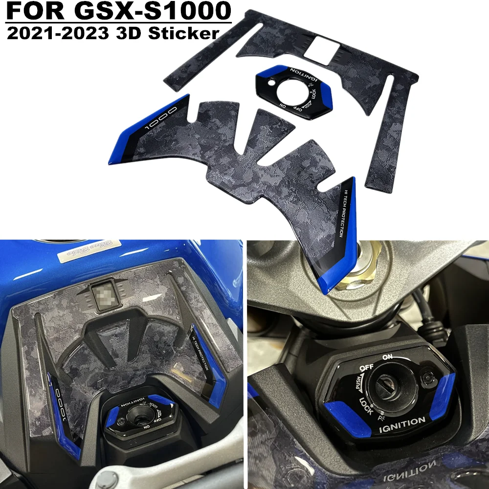 

Motorcycle 3D Sticker Key Area Sticker Key Cover Sticker for Suzuki GSX-S1000 GSX S1000 gsx s1000 2021 2022