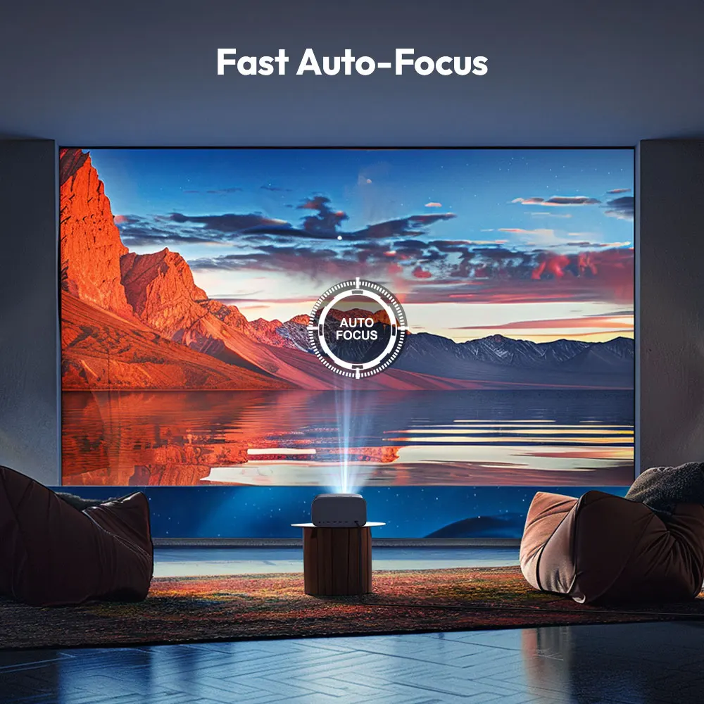 VEVSHAO A18 4K портативный светодиодный WIFI 1080P Android Smart 3D видео фильм задний проектор для