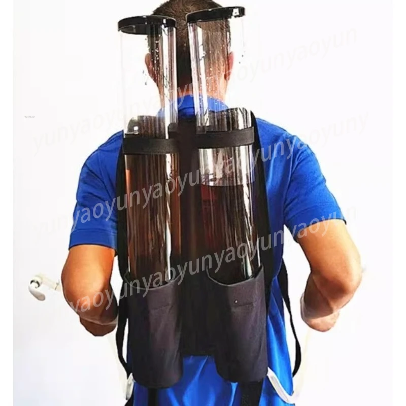 Фото Портативный рюкзак-диспенсер для напитков Bar Backpack Liquor Cannon Double Pack 6L Beer Kettle с бесплатным дозатором для вина №5