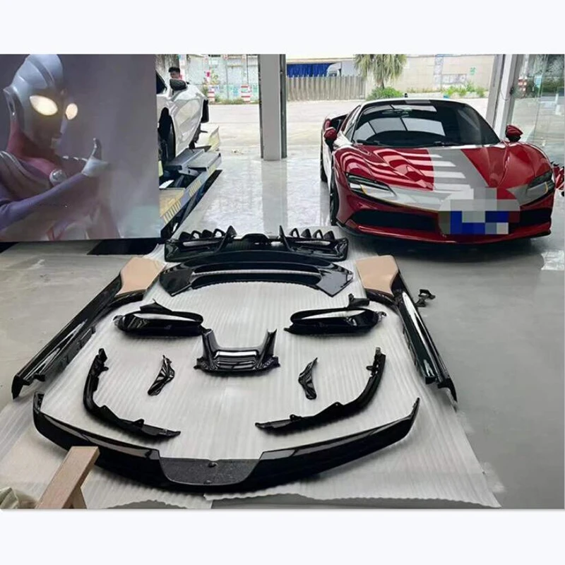 Высокое качество настоящее сухое углеродное волокно для Ferrari SF90 2020 2021 2022 2023