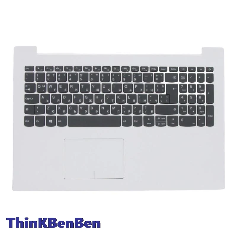 Клавиатура BG Bulgaria белый верхний чехол упор для рук Lenovo ideapad 320 15 IAP ABR ISK IKB AST 5CB0N86537