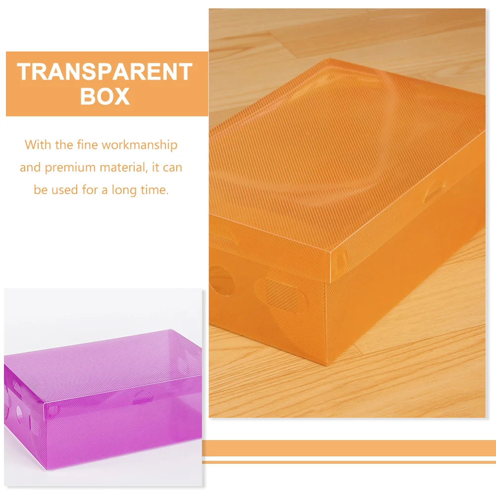 7 шт. коробка-органайзеры коробки для хранения обуви картонная складная ящик