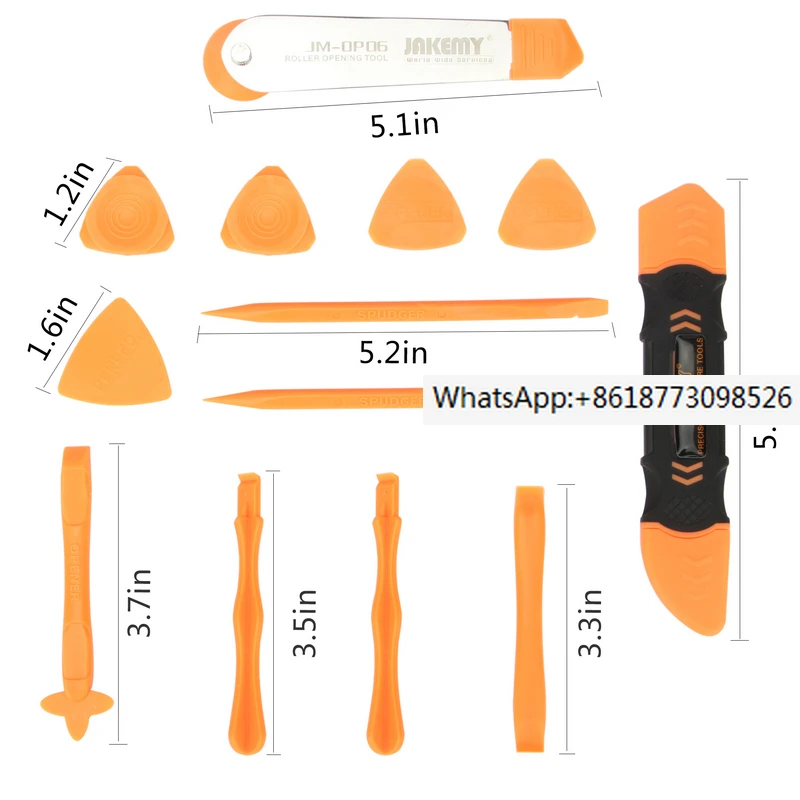 

Plastic fiber pry bar dismantling tool set for mobile phone flat screen display screen touch screen cable dismantling