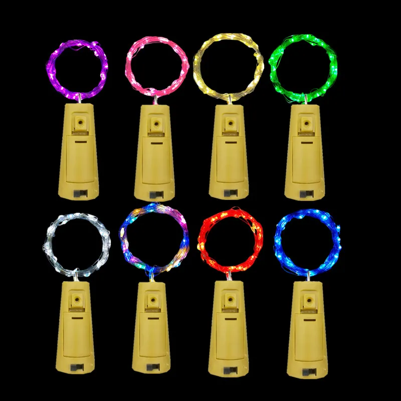 

6ps Waterproof Wine Bottle Light with Cork LED String Lights Battery Fairy Lights Garland Christmas Party Wedding Bar Decoration