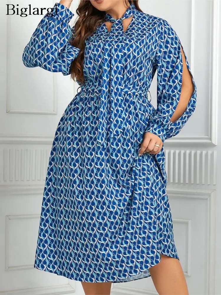 

Женское платье-миди с цветочным принтом, с высокой талией