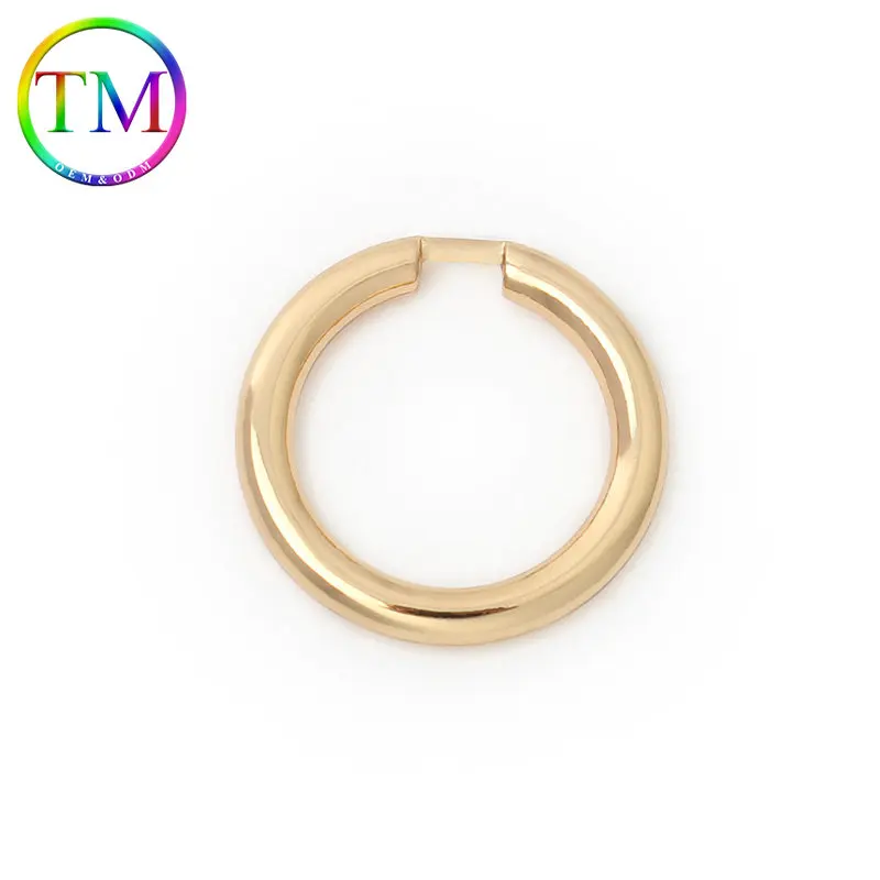 10-50Pcs Custom Metal O Ring Bag Belt Strap Buckles Die-Casting O Ring Buckle Dog Collar Webbing Clasp Diy Hardware Accessories