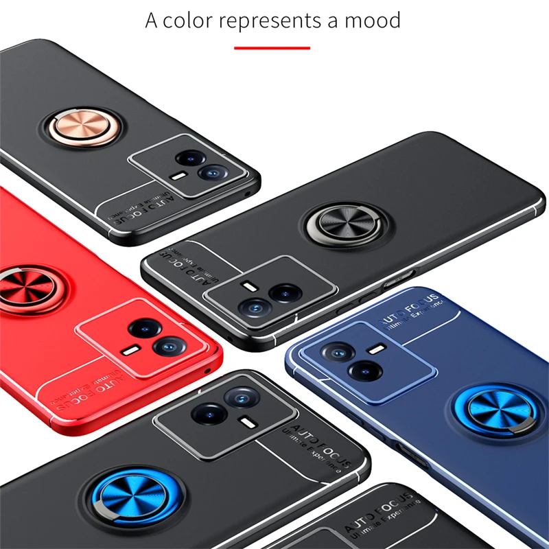 For VIVO T2x Case for VIVO T2x Cover Capa Rubber Armor TPU New Protector Ring Silicone Bumper Cover For VIVO T2 T2X Case