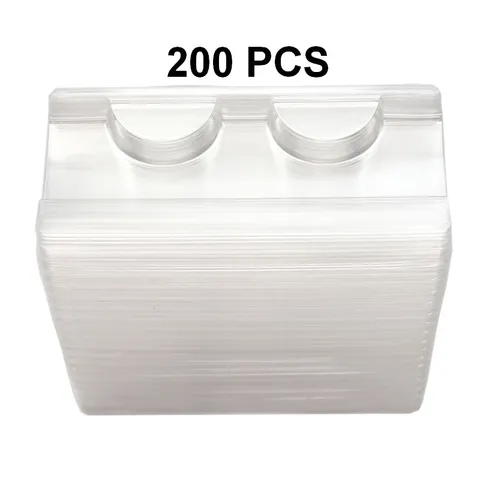 10/500 шт., пластиковые прозрачные лотки для ресниц