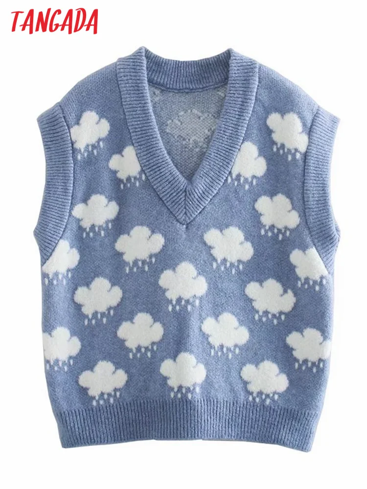 

Женский трикотажный жилет с V-образным вырезом, без рукавов