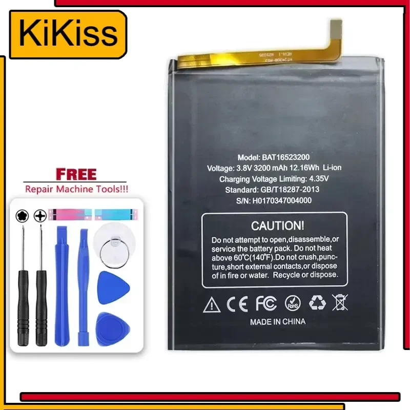 3200 мАч Сменный литий-полимерный аккумулятор для мобильного телефона BAT 16523200 Для