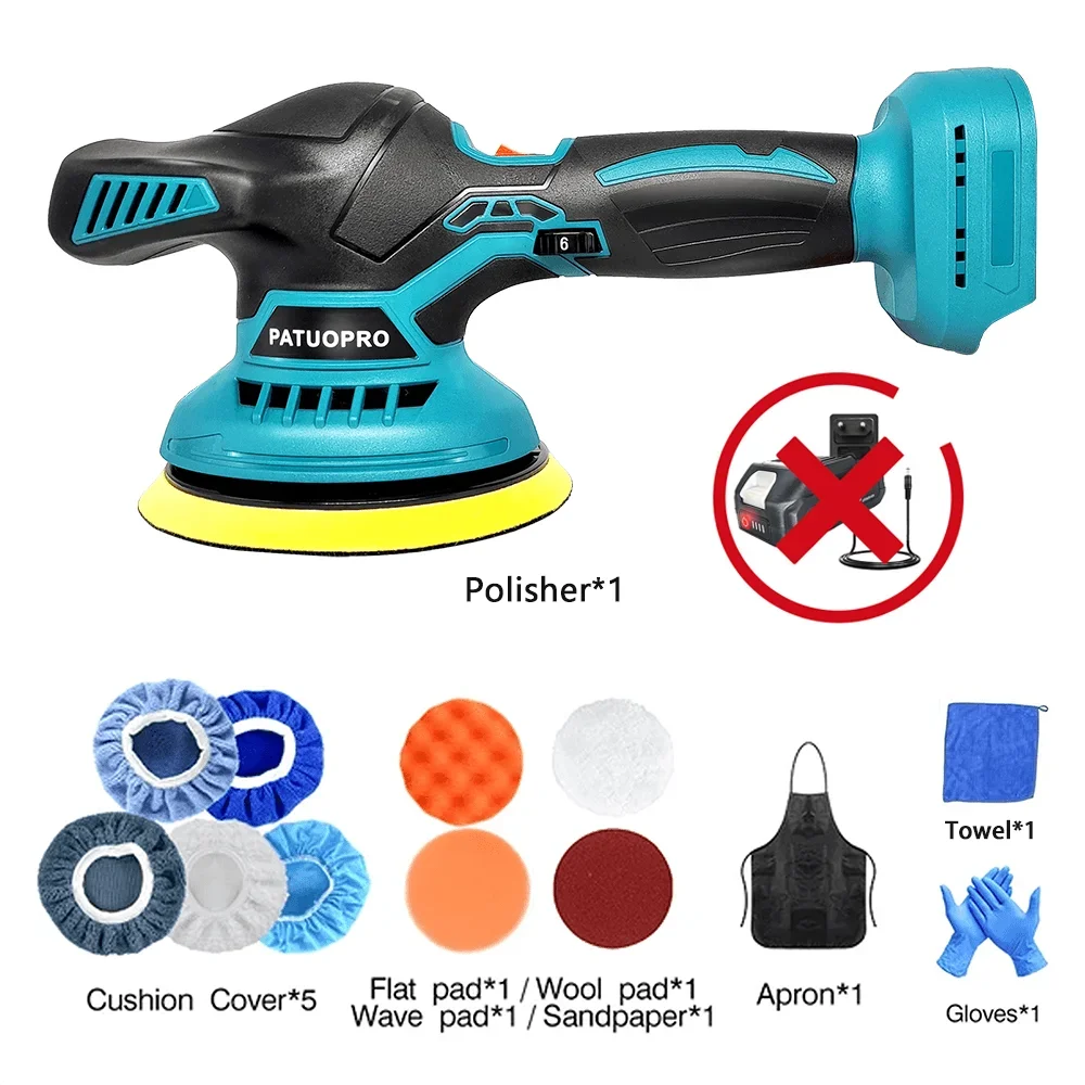 

PATUOPRO Беспроводной полировальный станок для Makita 18В