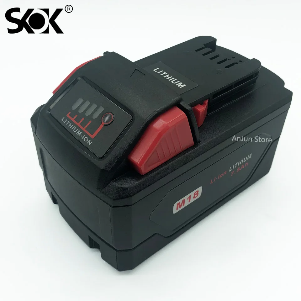 Литий-ионный аккумулятор M18B5 1889 Ач для аккумулятора Milwaukee M18
