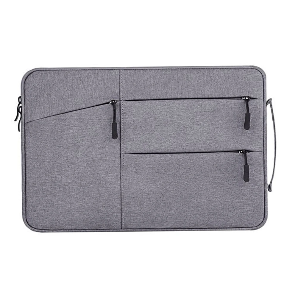 

Портативная переносная двухслойная сумка для ноутбука 14 дюймов с ручкой, водонепроницаемая домашняя Ткань Оксфорд для планшета, легкая зас...