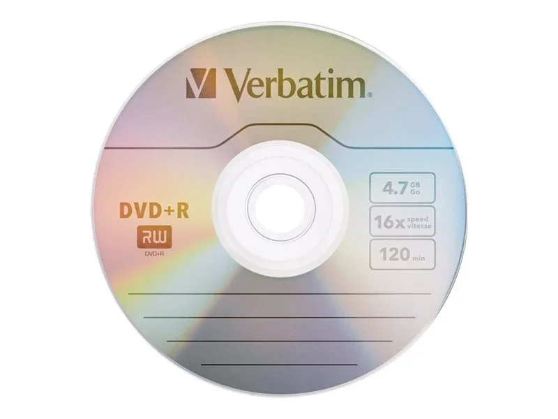 

VERBATIM DVD+R BRAND SLV CD/DVD 1CT page yield