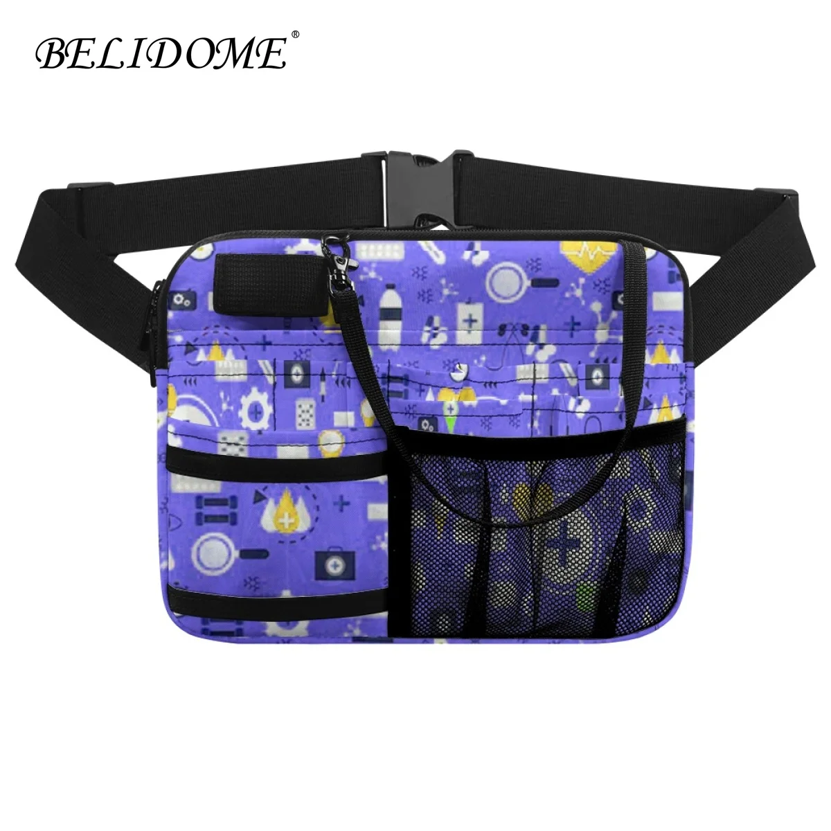 

Medical Belt Organizer for Nurse Fanny Pack New Fashion Hospital Work Feminina Waist Pack Pharmacists Multi Pocket Bum Bag