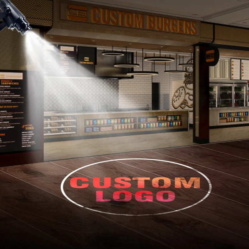 Рекламный светодиодный проектор гобо